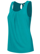 Load image into Gallery viewer, Summer Sleeveless Pleated Blouse
