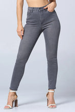 Load image into Gallery viewer, Solid Gray Denim Skinny Jean