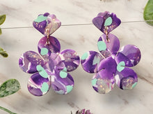 Load image into Gallery viewer, Polymer Clay Earrings Florals