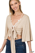 Load image into Gallery viewer, LUXE RAYON CROPPED CARDIGAN
